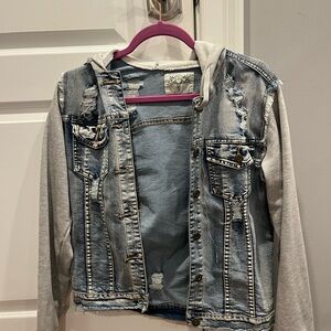 So Nikki Jean jacket with Grey sleeves